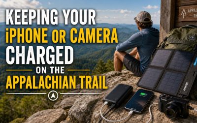 Keeping your iPhone or camera charged on the Appalachian Trail